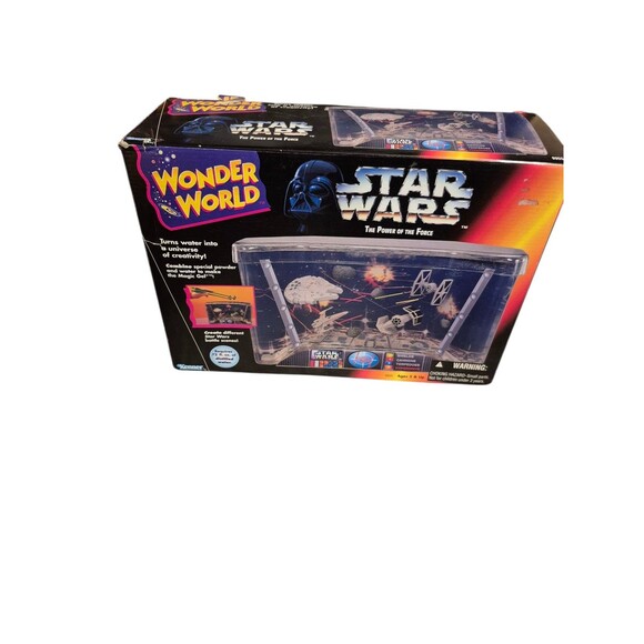 Star Wars VTG Aquarium Diorama The Power of the Force Play Water Tank from 1995 - Picture 2 of 6